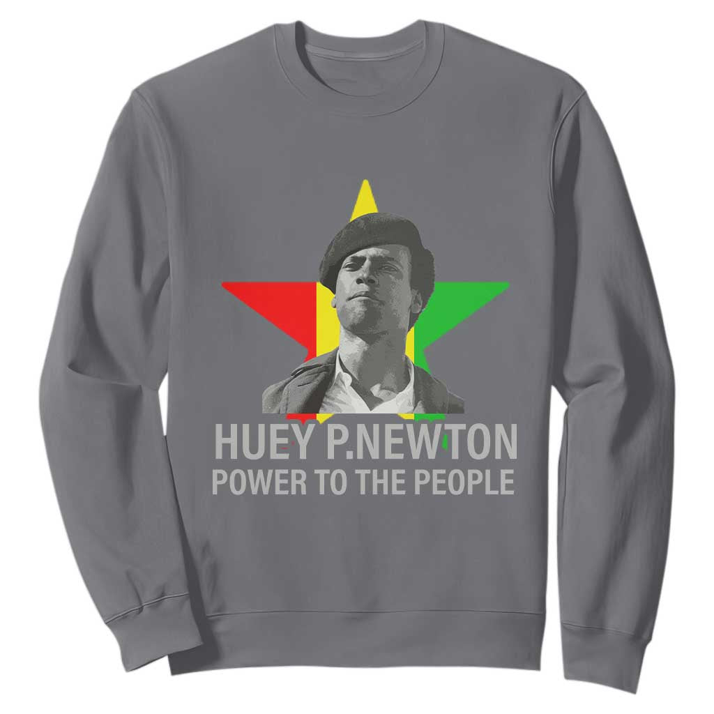 Huey P.Newton Power To The People Sweatshirt Black Panther Party Black History TS11