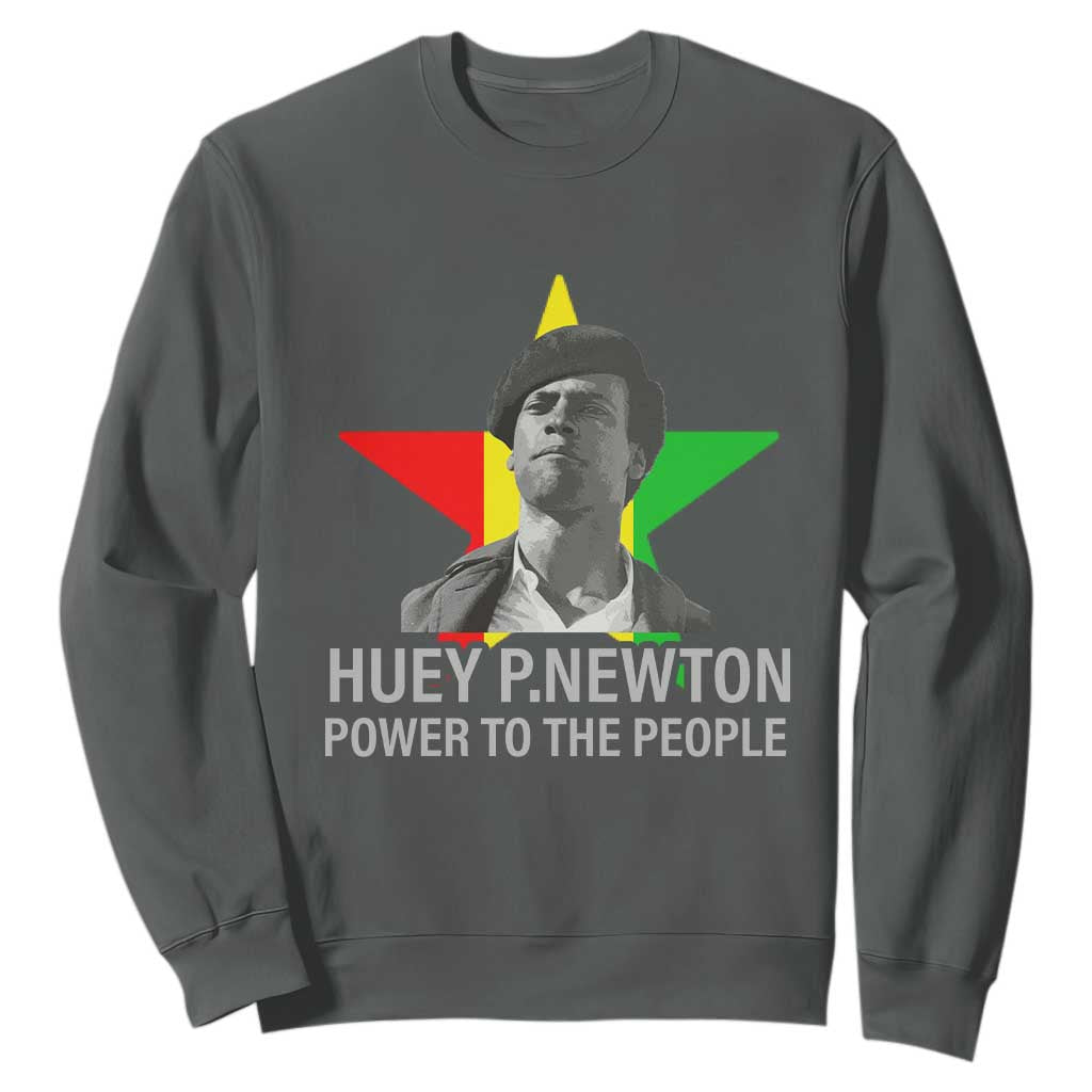 Huey P.Newton Power To The People Sweatshirt Black Panther Party Black History TS11