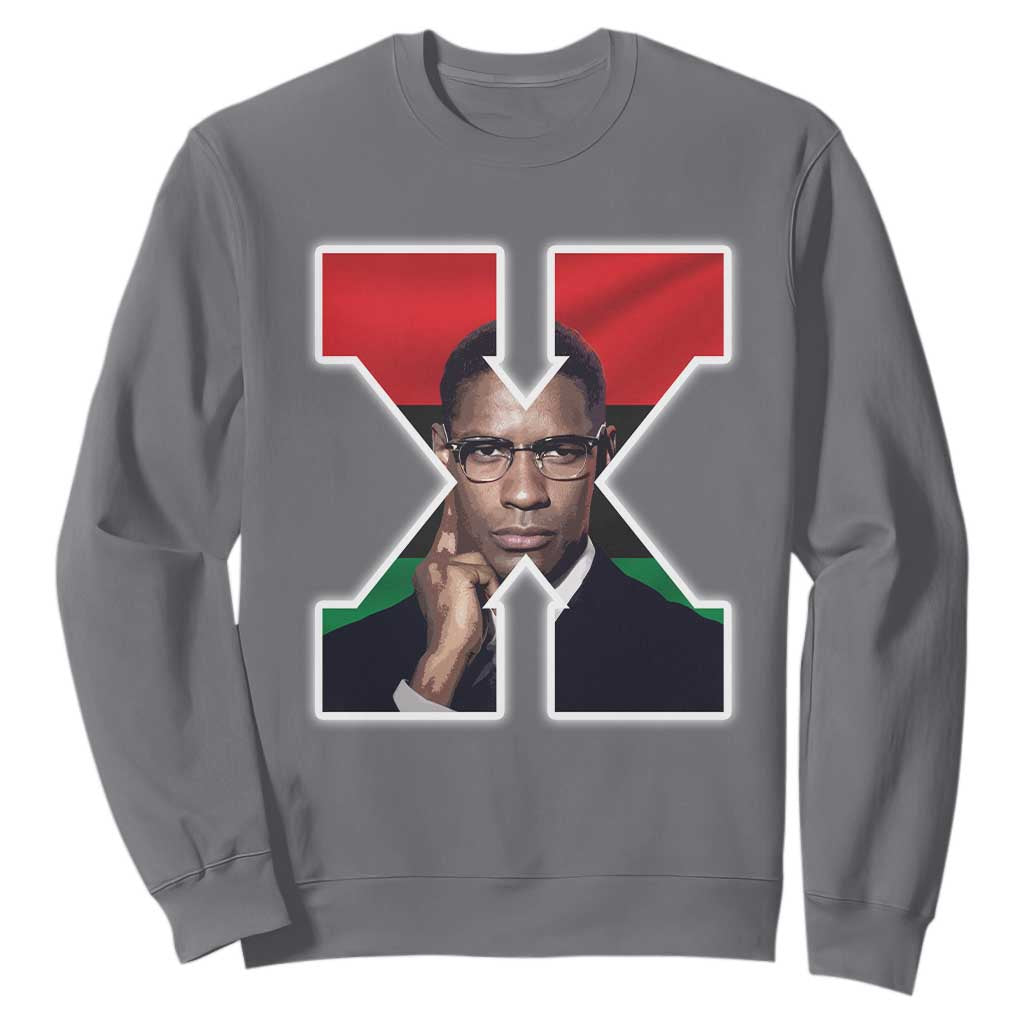 Malcolm X Black Liberation Flag Black History Month Sweatshirt TS11