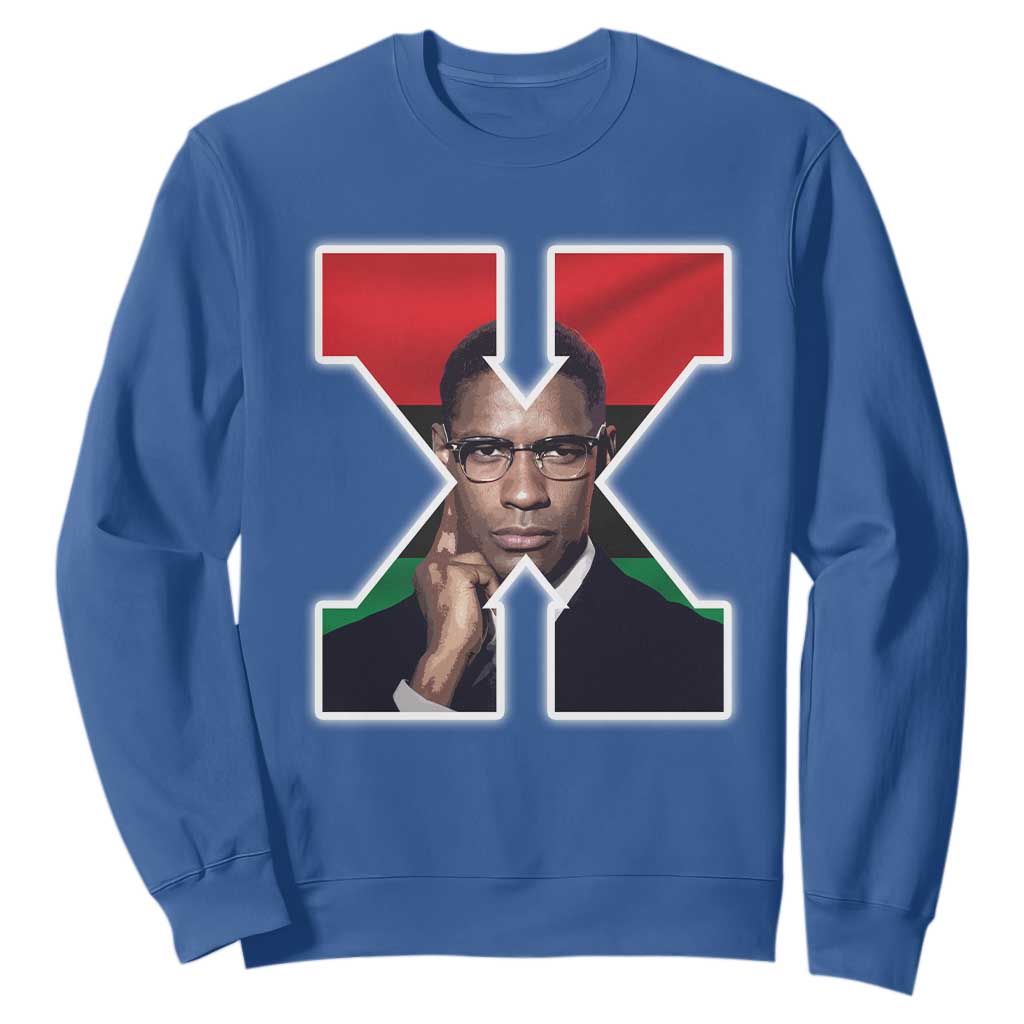 Malcolm X Black Liberation Flag Black History Month Sweatshirt TS11