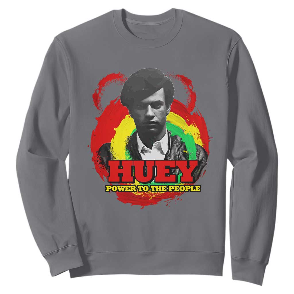 Huey P Newton Sweatshirt Power To The People Black History TS11