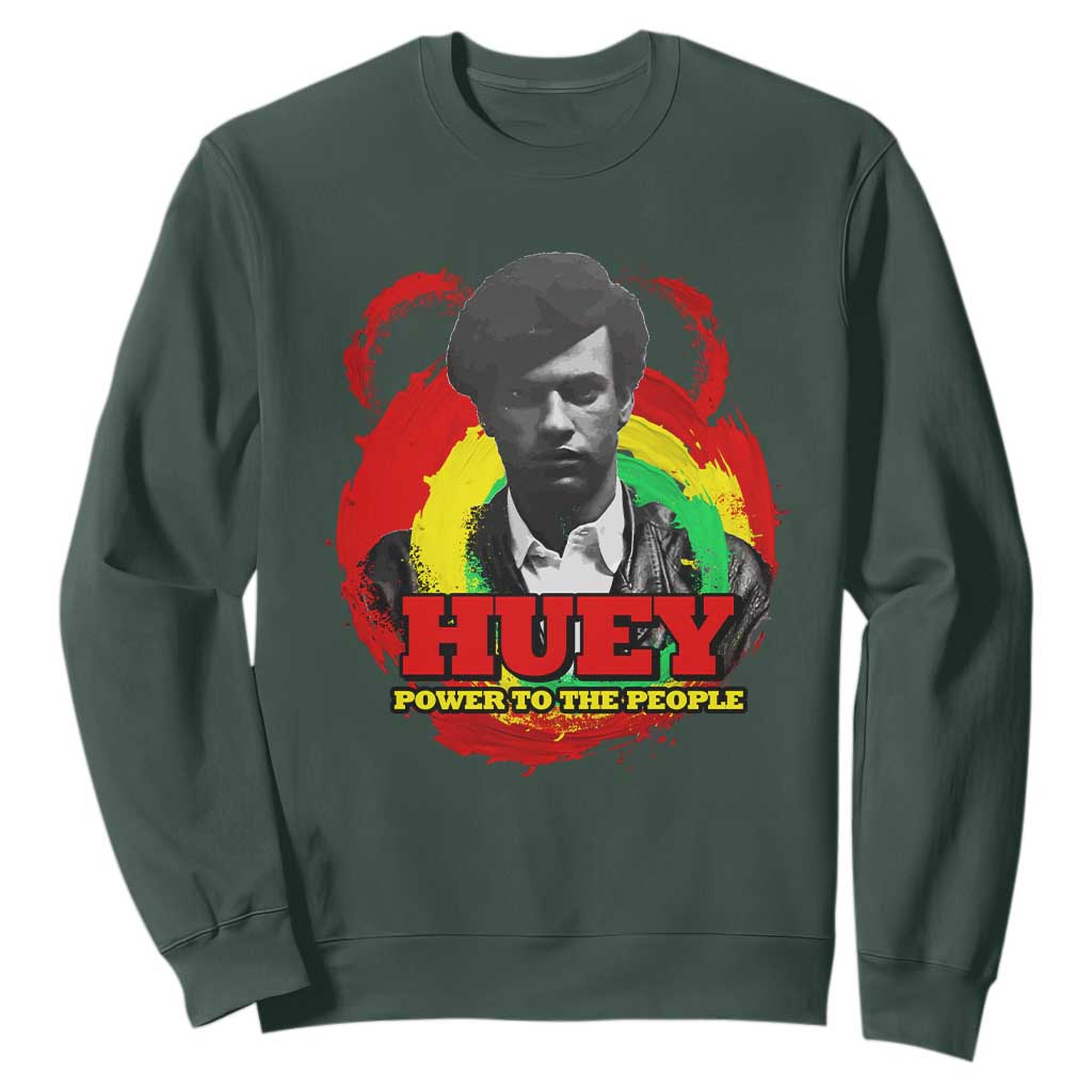 Huey P Newton Sweatshirt Power To The People Black History TS11