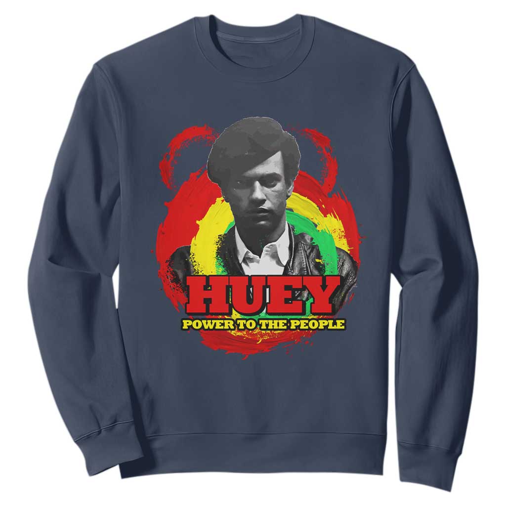Huey P Newton Sweatshirt Power To The People Black History TS11