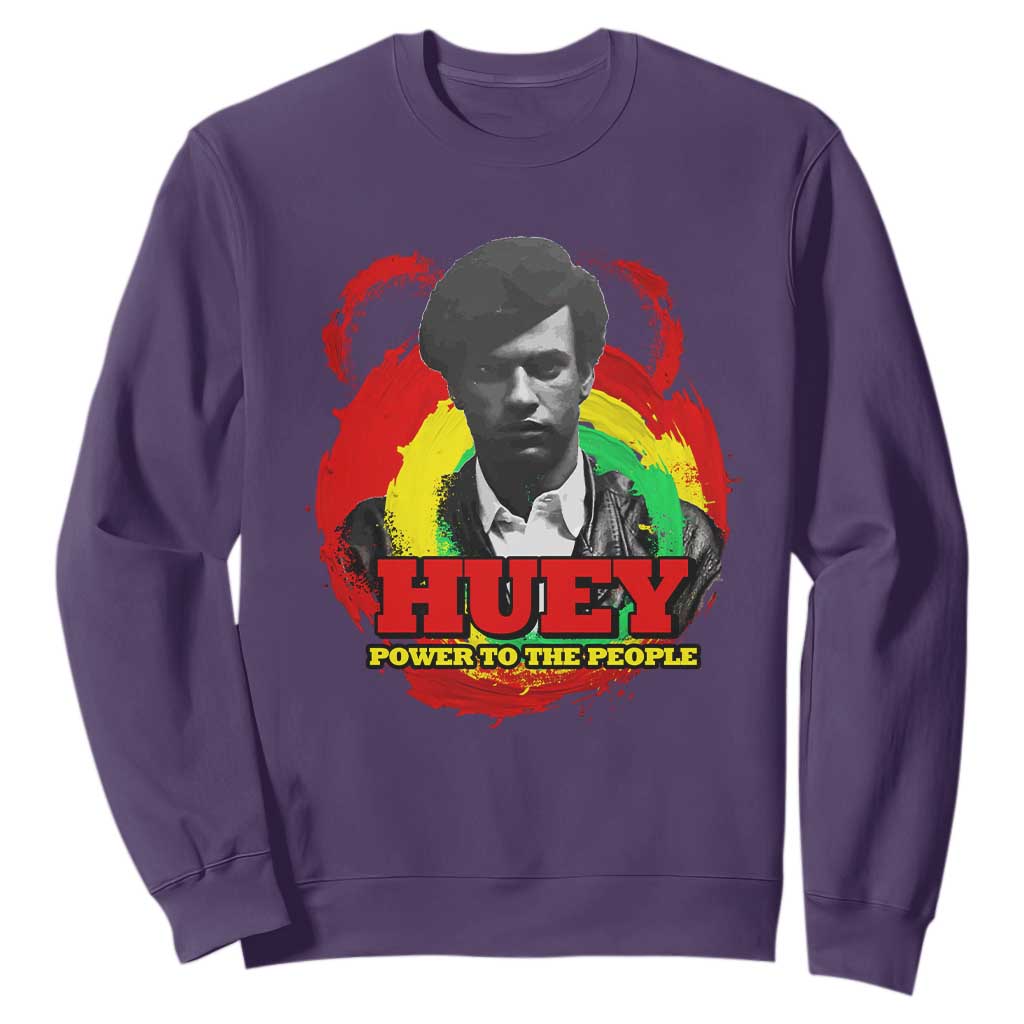 Huey P Newton Sweatshirt Power To The People Black History TS11