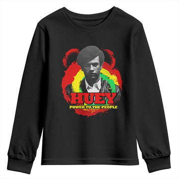 Huey P Newton Youth Sweatshirt Power To The People Black History TS11