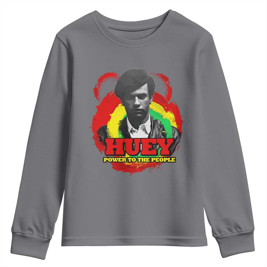 Huey P Newton Youth Sweatshirt Power To The People Black History TS11