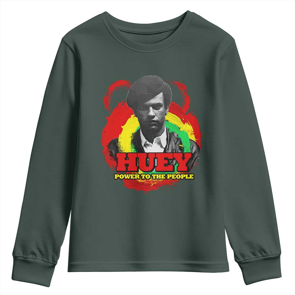 Huey P Newton Youth Sweatshirt Power To The People Black History TS11