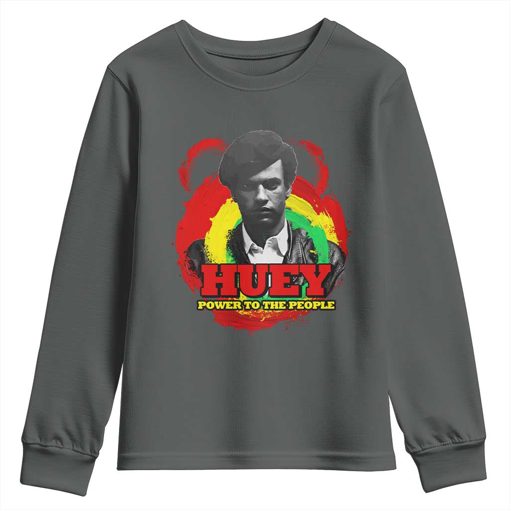 Huey P Newton Youth Sweatshirt Power To The People Black History TS11