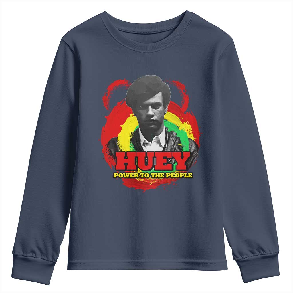 Huey P Newton Youth Sweatshirt Power To The People Black History TS11