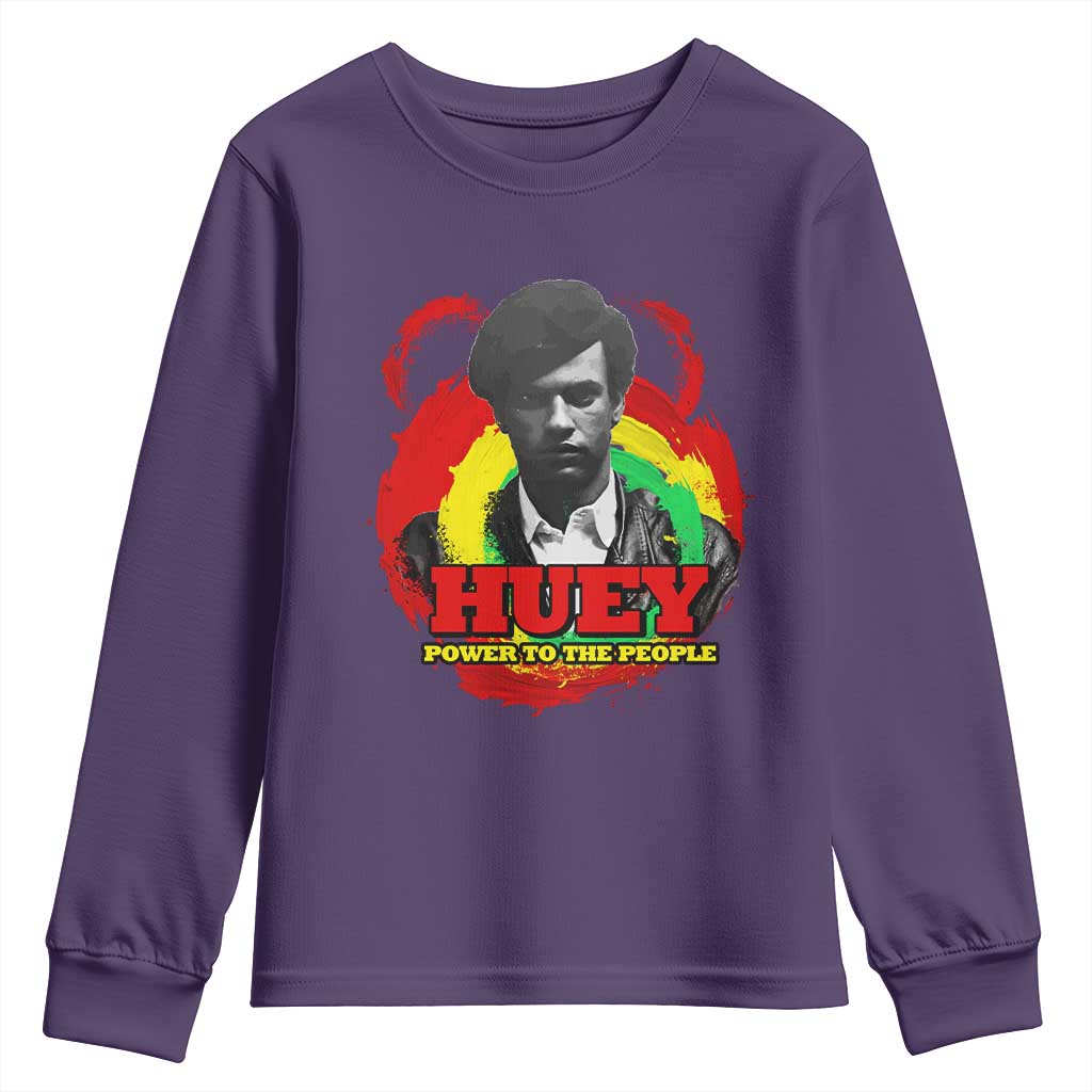 Huey P Newton Youth Sweatshirt Power To The People Black History TS11