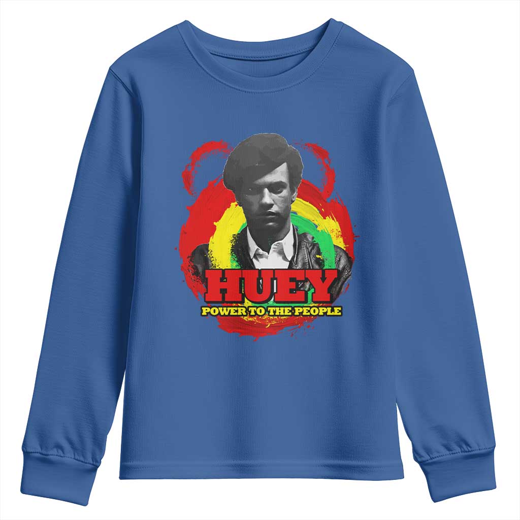 Huey P Newton Youth Sweatshirt Power To The People Black History TS11