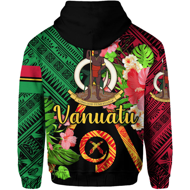 Vanuatu Hoodie Independence Be Proud Vanuatu Flag LT8