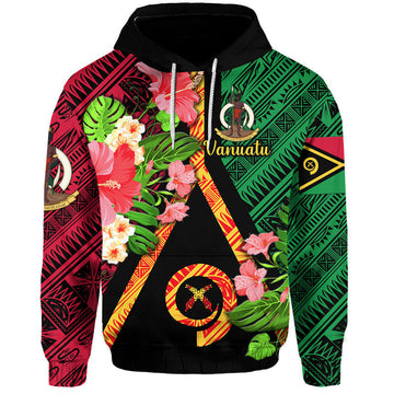 Vanuatu Hoodie Independence Be Proud Vanuatu Flag LT8