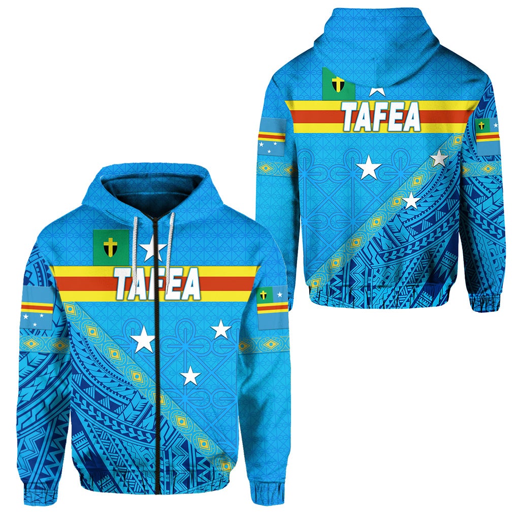 Tafea Province Zip Hoodie Vanuatu Pattern Unique Style LT8
