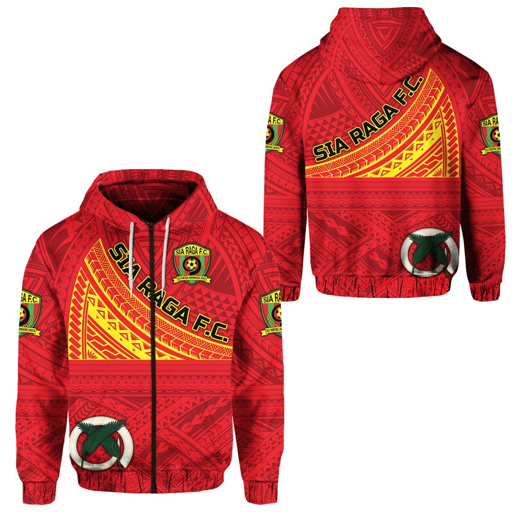 Vanuatu Sia Raga Football Club Zip Hoodie Original Style LT8