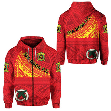 Vanuatu Sia Raga Football Club Zip Hoodie Original Style LT8