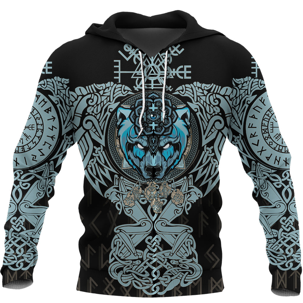 Viking Bear Tattoo Viking Zip Hoodie RLT12